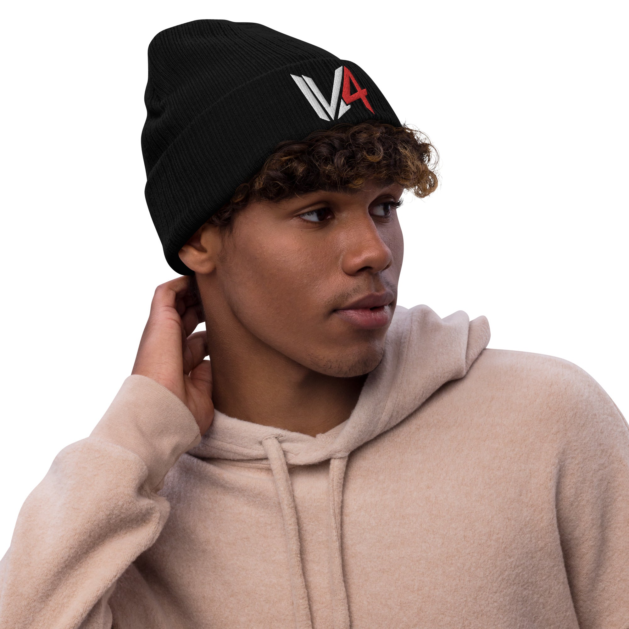 IVA Ribbed knit beanie